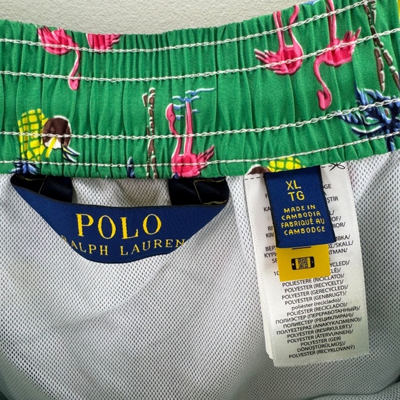 Polo Ralph Lauren Men's Tropical Print Swim Shorts - Picture 5 of 6